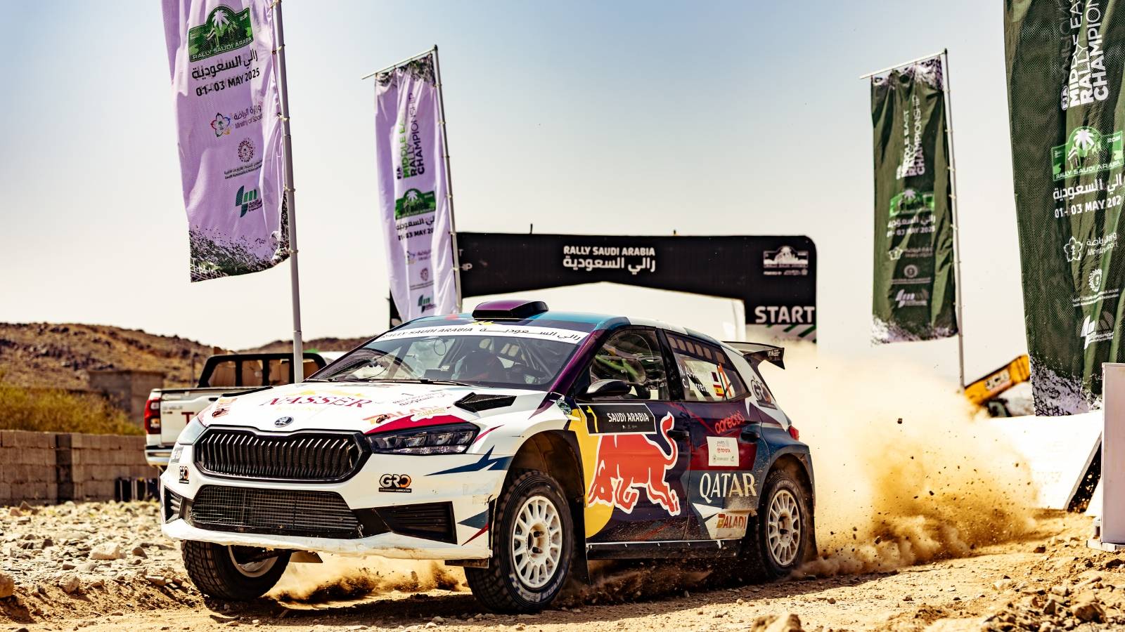 العطية يتصدر المرحلة الأولى من رالي السعودية.. والواجهة تستقبل الفائزين غدا