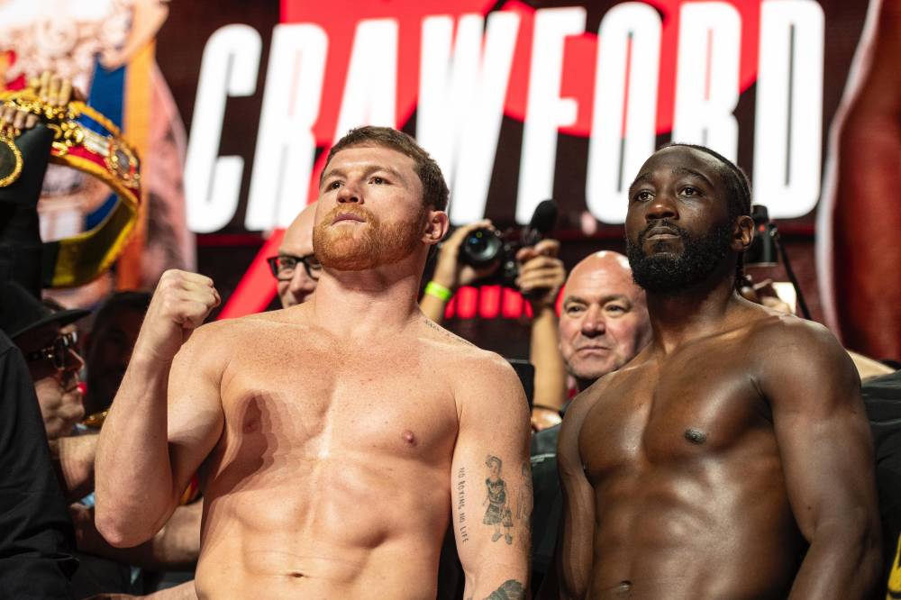 اكتمال الوزن الرسمي للاعبي الملاكمة في لاس فيجاس .. وترقب للنزال التاريخي