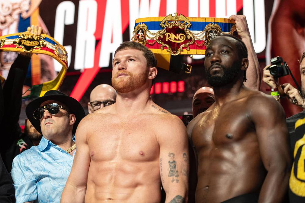 اكتمال الوزن الرسمي للاعبي الملاكمة في لاس فيجاس .. وترقب للنزال التاريخي