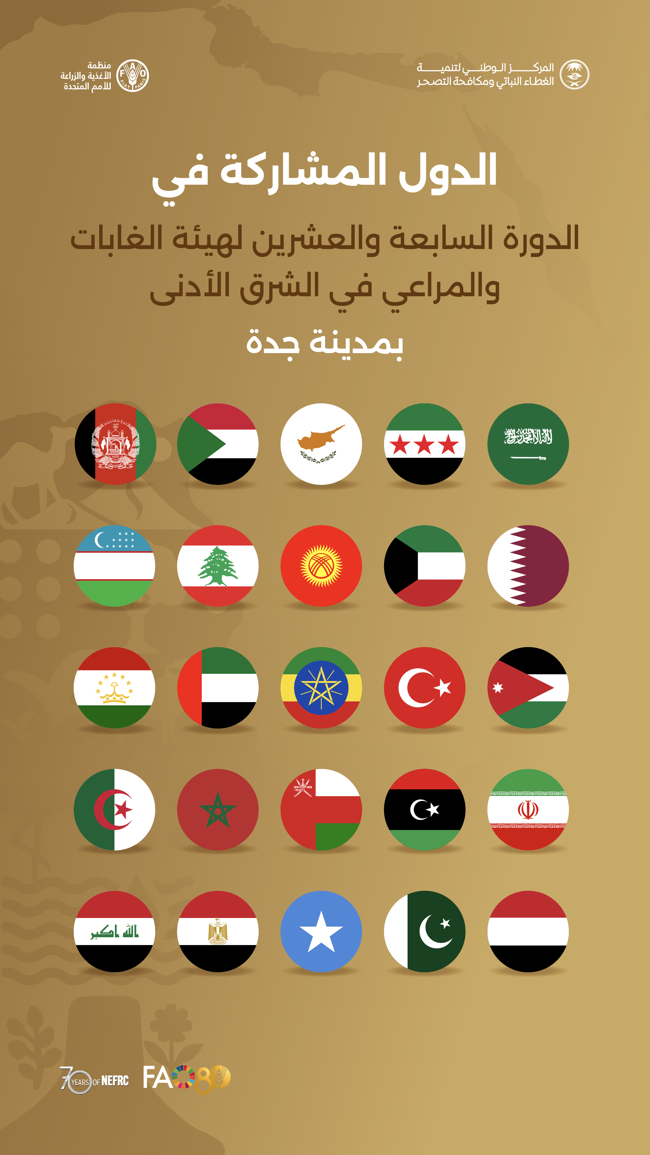 السعودية تستضيف الدورة الـ27 لهيئة الغابات والمراعي في الشرق الأدنى