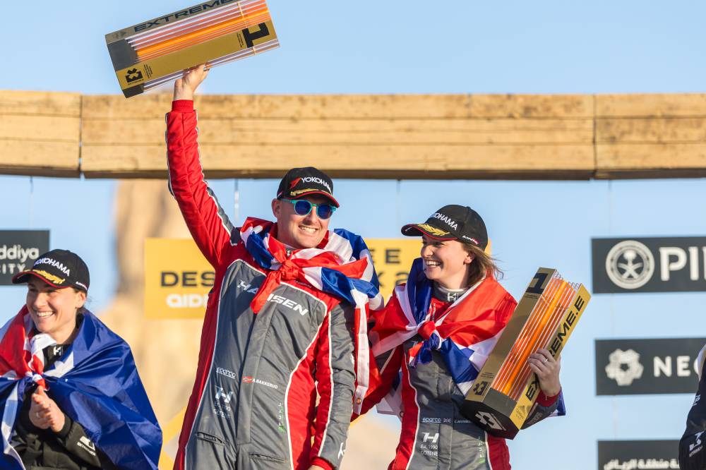 فريق "هانسن" يتوج بالمركز الأول في ختام منافسات سباق "إكستريم إي" في القدية