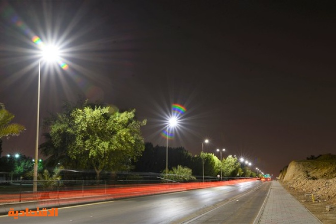 استبدال إنارة الطرق في السعودية بـ "LED" سيوفر 60 % من استهلاك الكهرباء