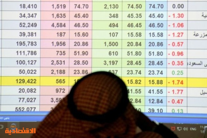 الأسهم السعودية تواصل تراجعها وتغلق قرب مستوى 10200 نقطة