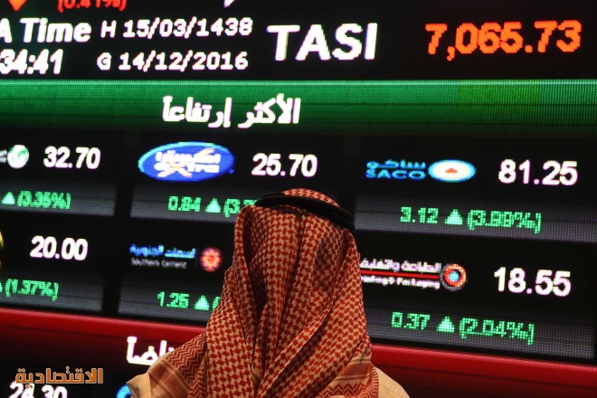 الأسهم السعودية ترتفع عند الإغلاق .. ومؤشر "دبي" يواصل الخسائر