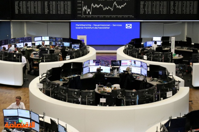 الأسهم الأوروبية تتراجع بعد تعليقات من المركزي الأوروبي