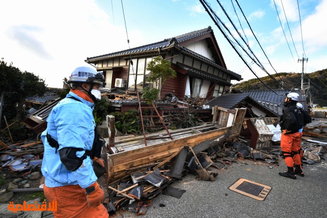 اليابان: زلزال بداية العام حرك الأرض لمسافة 1.3 متر إلى الغرب