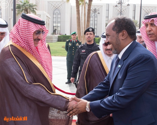 Image result for ‫خادم الحرمين الشريفين يعقد جلسة مباحثات رسمية مع رئيس جمهورية الصومال‬‎