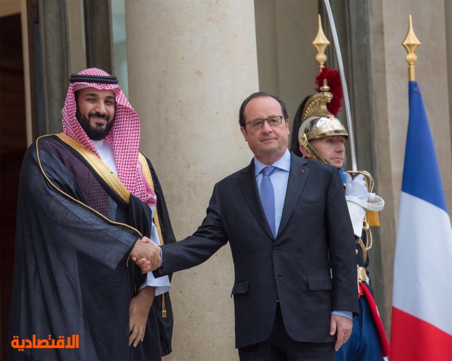 ولي ولي العهد ووزير الدفاع الفرنسي يبحثان تعزيز العلاقات في المجال الدفاعي ومكافحة الإرهاب