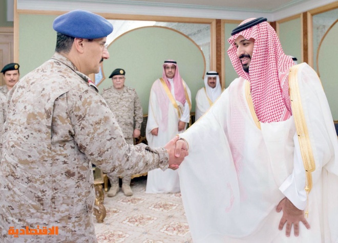 الأمير محمد بن سلمان يستقبل كبار القادة والمسؤولين في وزارة الدفاع بمناسبة عيد الفطر