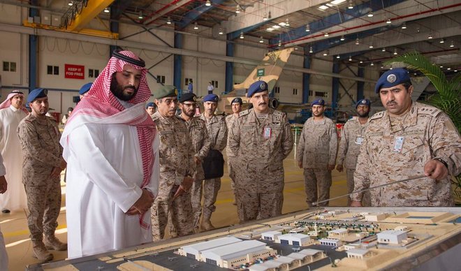 ولي ولي العهد يتفقد برنامج تطوير مقاتلات التورنيدو السعودية