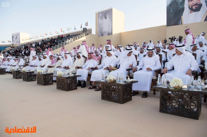 خادم الحرمين الشريفين يشرف حفل مهرجان زايد التراثي