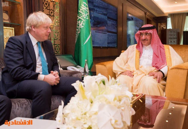 ولي العهد يبحث مع وزير الخارجية البريطاني تعزيز التعاون الأمني ومكافحة التطرف ومحاربة الإرهاب