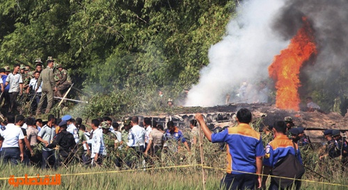 تحطم طائرة عسكرية في إندونيسيا ومقتل 97 على الأقل