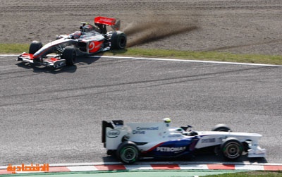 جلوك يتعرض لحادث تصادم في التجربة الرسمية لسباق فورمولا -1 الياباني