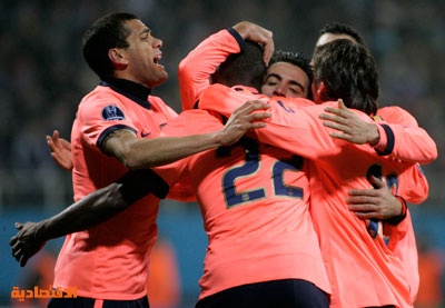 برشلونة والانتر يتأهلان لدور الستة عشر من دوري أبطال أوروبا