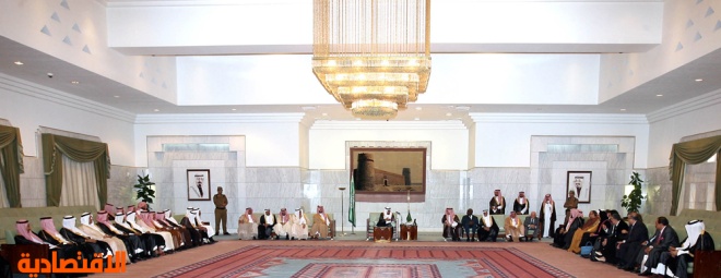 الأمير سلمان بن عبدالعزيز يستقبل ضيوف معرض الرياض الدولي للكتاب