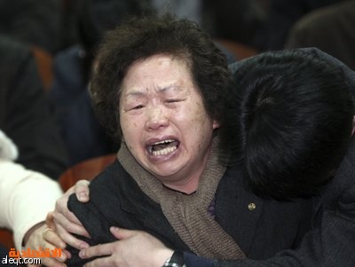 فقدان أثر 46 بحارا أثر غرق سفينة حربية كورية جنوبية في منطقة متنازع عليها