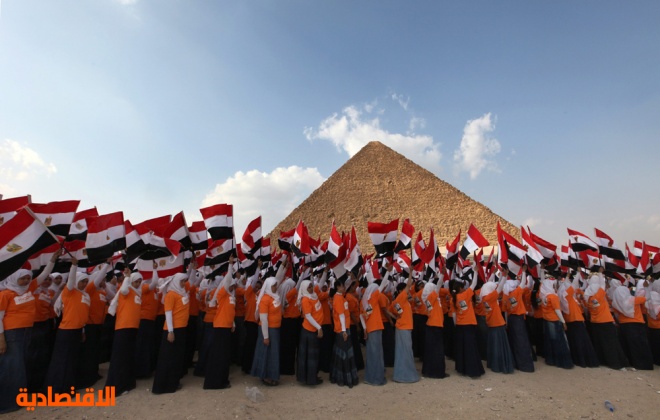 5000 طفل مصري يسجلون رقما قياسيا لبلادهم في موسوعة جينيس