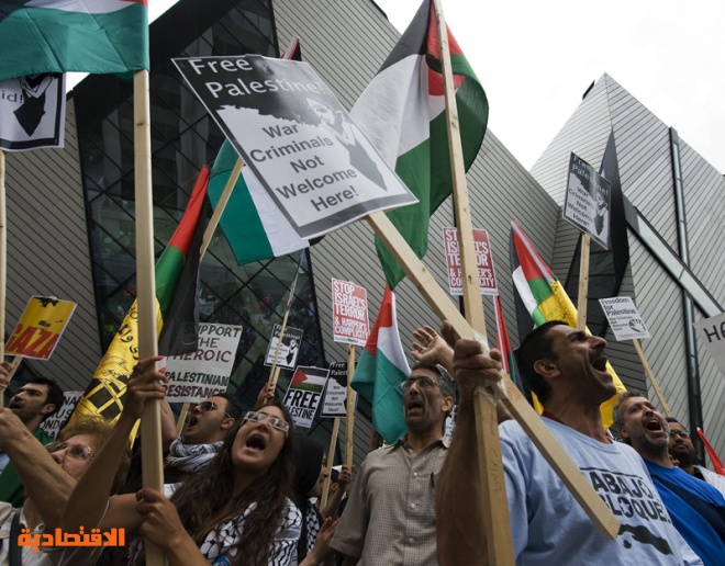 محتجون يحيطون بمنزل السفير الإسرائيلي في أنقرة .. وأمريكا: ما يحدث في غزة يجب ألا يستمر