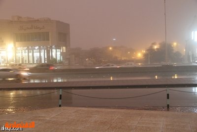 أمطار رعدية بعد عاصفة ترابية على الرياض