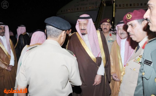 الأمير سلمان بن عبد العزيز يصل الرياض