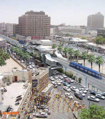 قطار كهربائي وشبكة نقل بالحافلات لتغطية أحياء الرياض