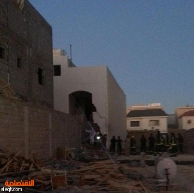 تسرب غاز وانفجار في فيلا شمال الرياض