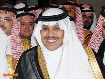 سلطان بن فهد بن سلمان يحتفل بزفافه على كريمة منصور بن مشعل صحيفة