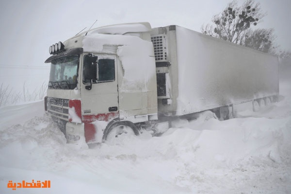قصة مصورة : ارتفاع ضحايا موجة البرد في أوكرانيا الى 37 شخصا