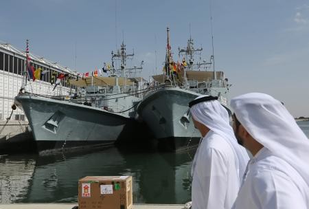 قصة مصورة: معرض الدفاع الخليجي في أبوظبي