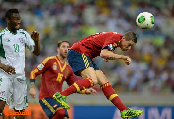 اسبانيا تسقط نيجيريا بالثلاثة لتواجه ايطاليا في مربع كأس القارات