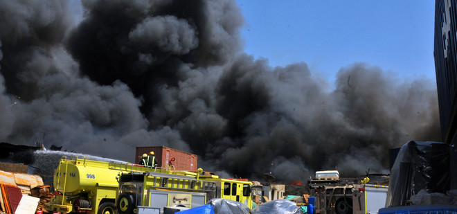 احتراق حوش "خرداوات" في جدة يستنفر 15 فرقة إطفاء