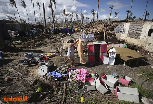 4000 قتيل حصيلة قتلى إعصار الفلبين