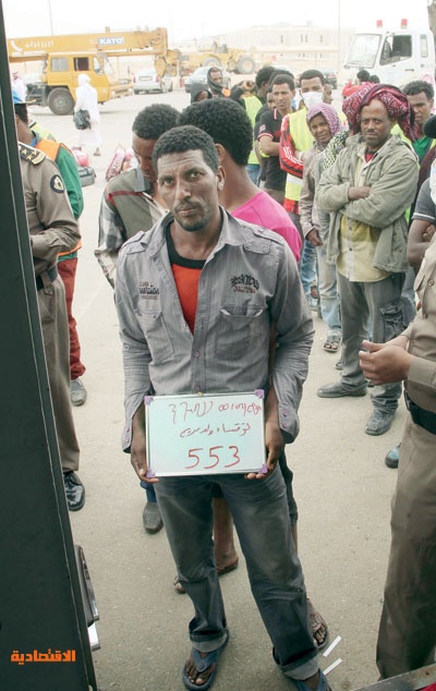 تبصيم وترحيل الإثيوبيين 
من أصحاب السوابق