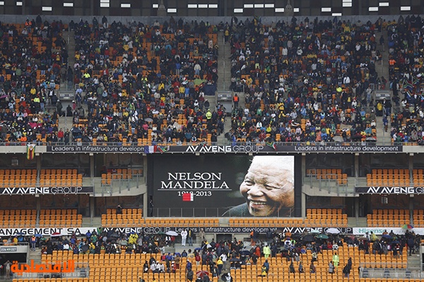 قصة مصورة :مانديلا يجمع العالم في تأبينه