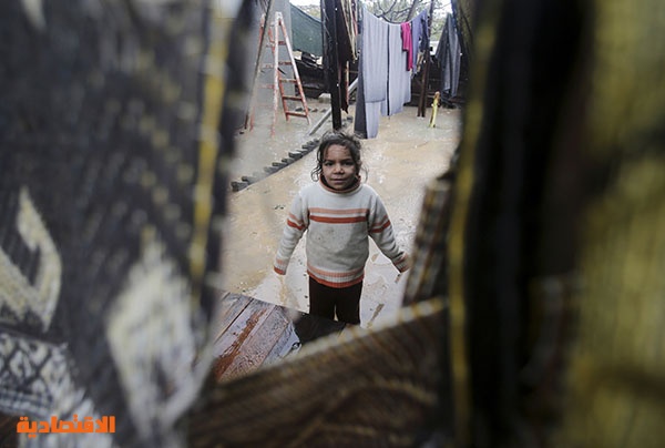 قصة مصورة : 64 مليون دولار خسائر غزة الناجمة عن العاصفة الثلجية