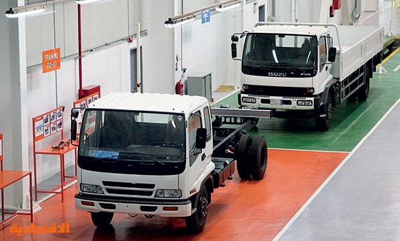 «إيسوزو» تزيد إنتاج الشاحنات السعودية في 2014 إلى 1800