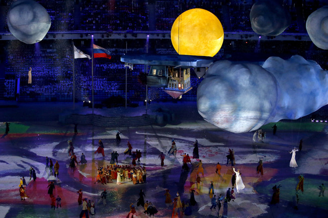 قصة مصورة: الحفل الختامي لدورة الألعاب الأولمبية في مدينة سوتشي الروسية