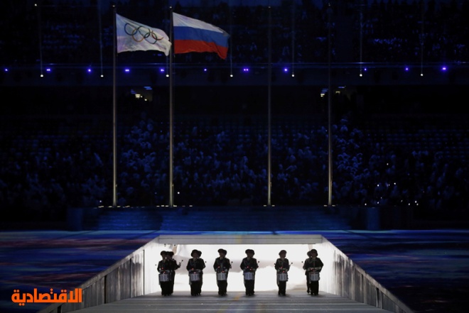 قصة مصورة: الحفل الختامي لدورة الألعاب الأولمبية في مدينة سوتشي الروسية