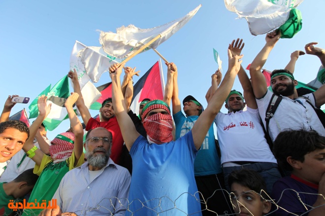 حماس تنظم مهرجان "البيعة و الإنتصار" في الضفة الغربية