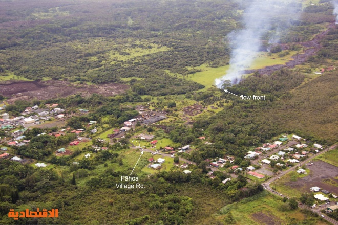 قصة مصورة : حمم بركان ثائر في هاواي تهدد مدينة بأسرها