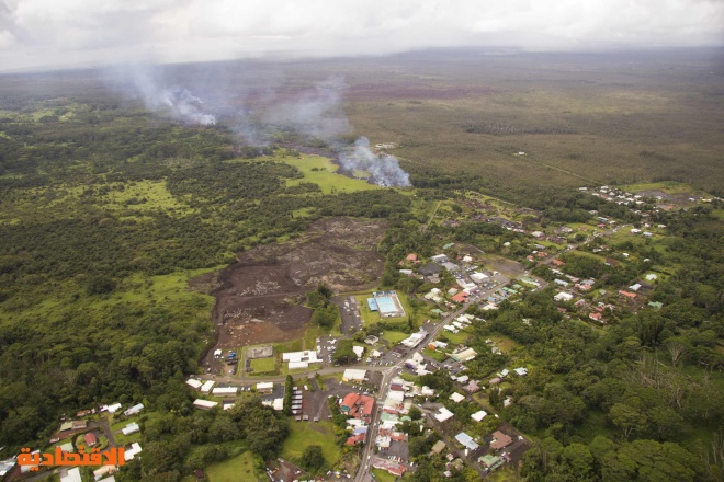 قصة مصورة : حمم بركان ثائر في هاواي تهدد مدينة بأسرها