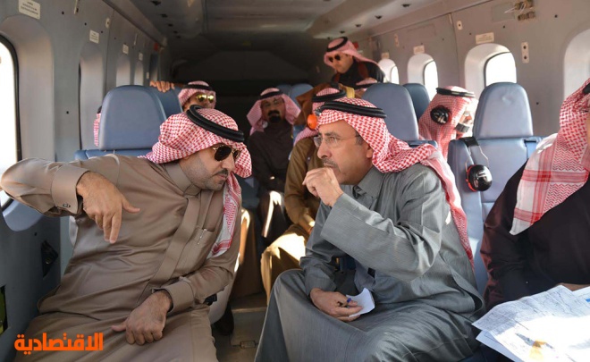 أمير الرياض يتفقد المتنزهات البرية بالمنطقة