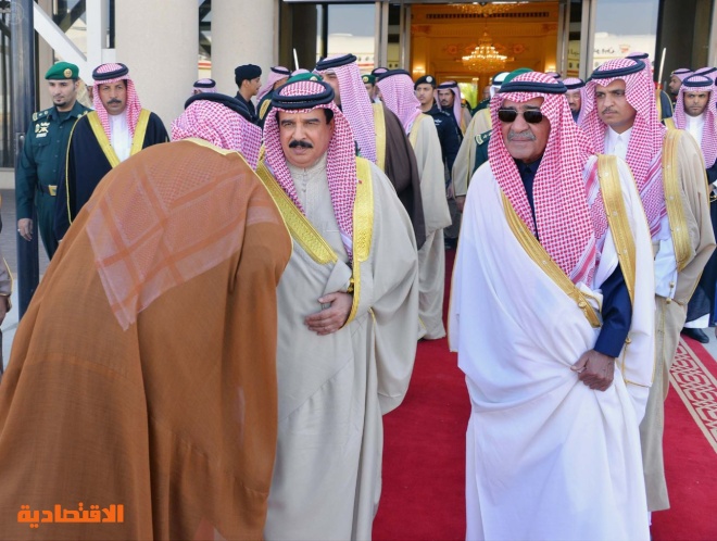 ملك مملكة البحرين يغادر الرياض