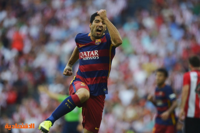 قصة مصورة: سواريز يقود برشلونة لفوز صعب على بيلباو