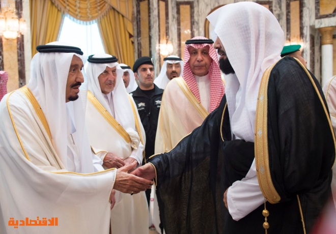 الملك يستقبل الرئيس اليمني والرئيس السابق للمالديف ورئيس الوزراء اللبناني