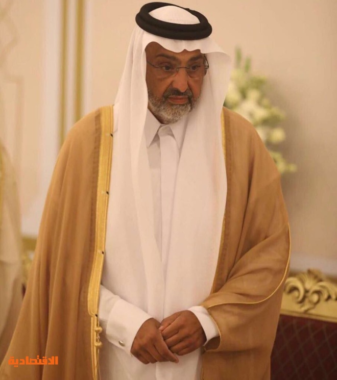 نائب الملك يستقبل الشيخ عبدالله بن علي آل ثاني
