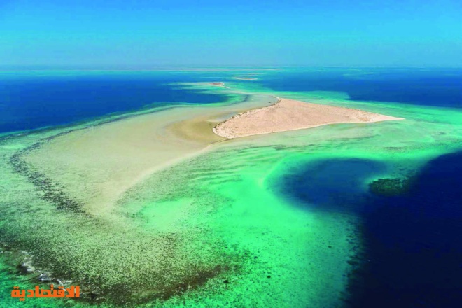 تقع جزيرة جنا غرب المملكة العربية السعودية في البحر الأحمر