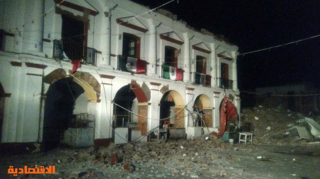 32 قتيلا في زلزال بقوة 8,2 درجات ضرب جنوب المكسيك