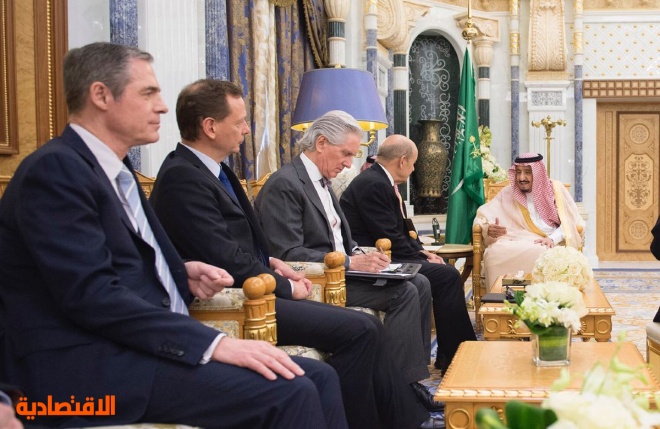 الملك سلمان يبحث مع وزير الخارجية الفرنسي الأوضاع في المنطقة والعلاقات الثنائية بين البلدين